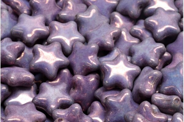 Flat Star Beads 12x12mm - Image 1
