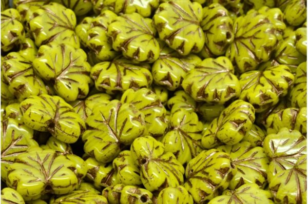 Maple Leaf Beads 13x11mm - Image 1