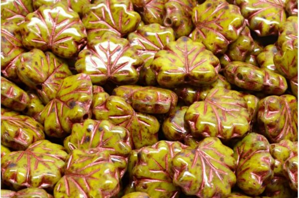 Maple Leaf Beads 13x11mm - Image 1