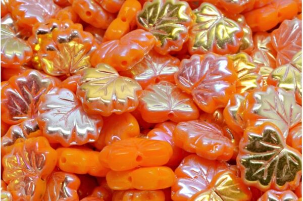 Maple Leaf Beads 13x11mm - Image 1
