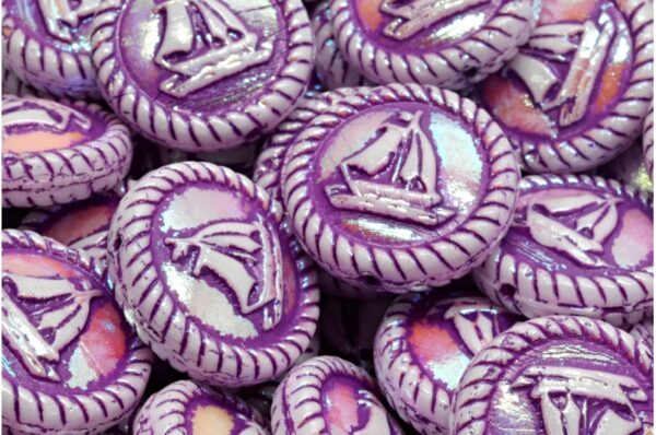 Boat Medallion 20x20mm - Image 1