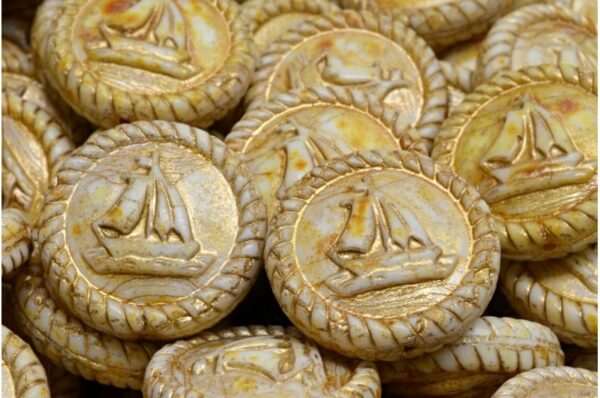 Boat Medallion 20x20mm - Image 1