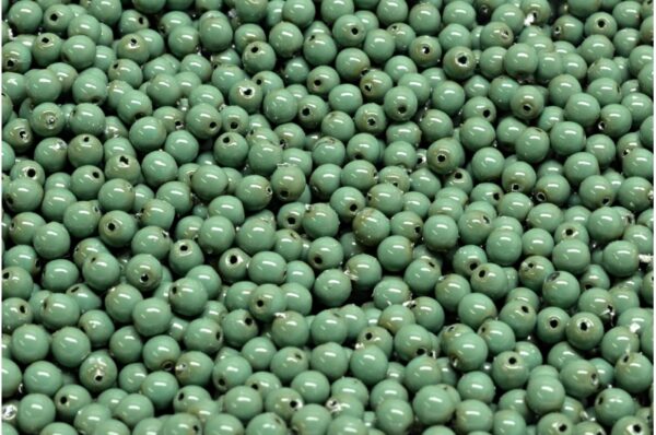 Round Druck Beads 3mm - Image 1