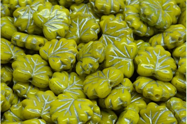 Maple Leaf Beads 13x11mm - Image 1