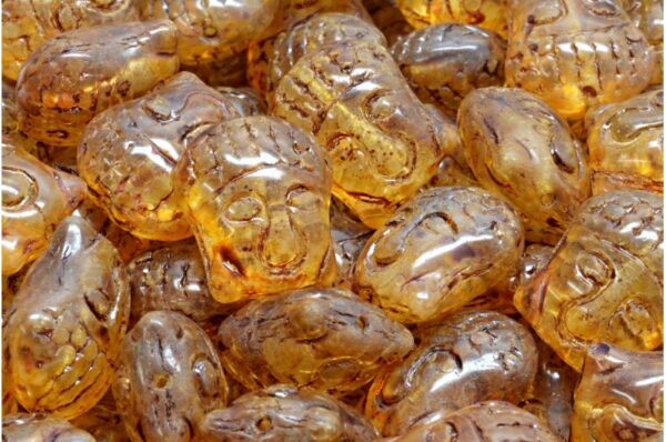 Buddha Head Beads 15x14mm - Image 1