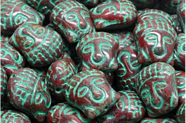 Buddha Head Beads 15x14mm - Image 1