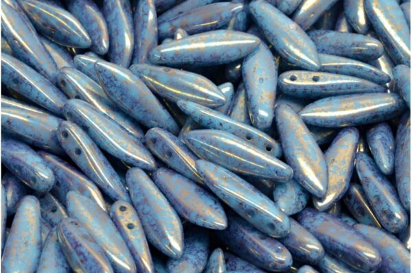 2 Hole Dagger Beads 5x16mm - Image 1