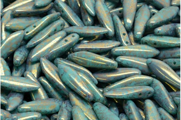 2 Hole Dagger Beads 5x16mm - Image 1