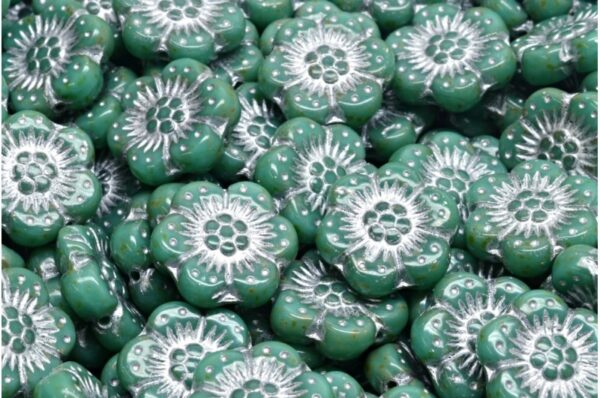 Boho Flower Beads 14x14mm - Image 1