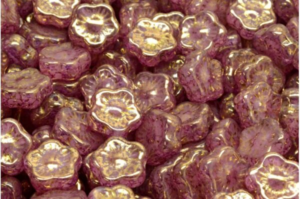 Sunset Flower Beads 10x10mm - Image 1