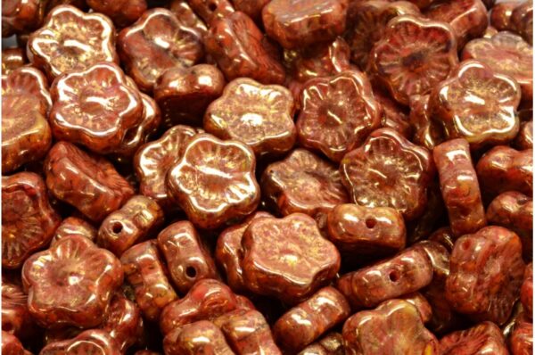 Sunset Flower Beads 10x10mm - Image 1