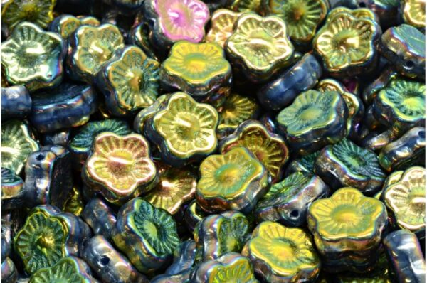 Sunset Flower Beads 10x10mm - Image 1