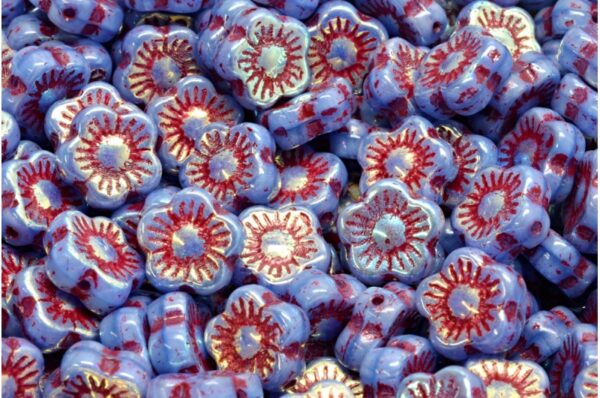 Sunset Flower Beads 10x10mm - Image 1