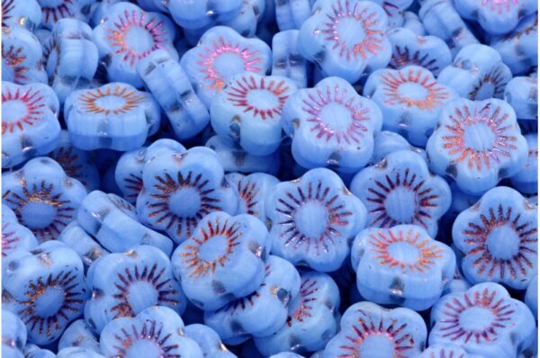 Sunset Flower Beads 10x10mm - Image 1
