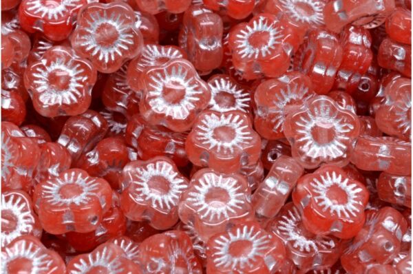 Sunset Flower Beads 10x10mm - Image 1