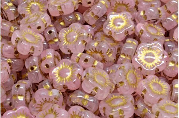 Sunset Flower Beads 10x10mm - Image 1
