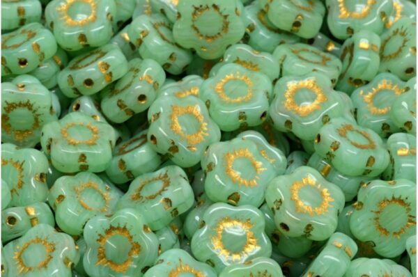 Sunset Flower Beads 10x10mm - Image 1