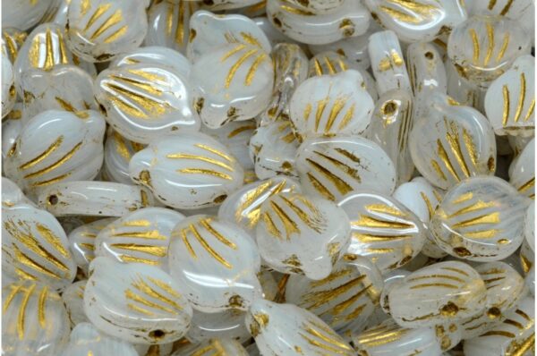 Peony Petal Beads 9x12mm - Image 1