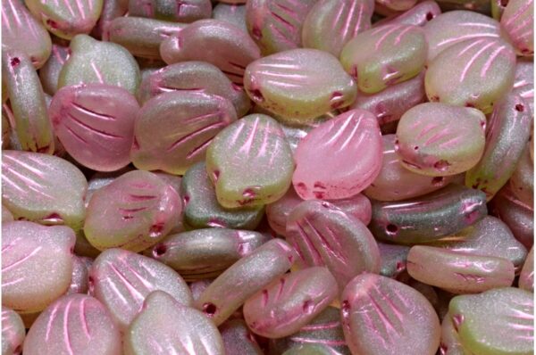 Peony Petal Beads 9x12mm - Image 1