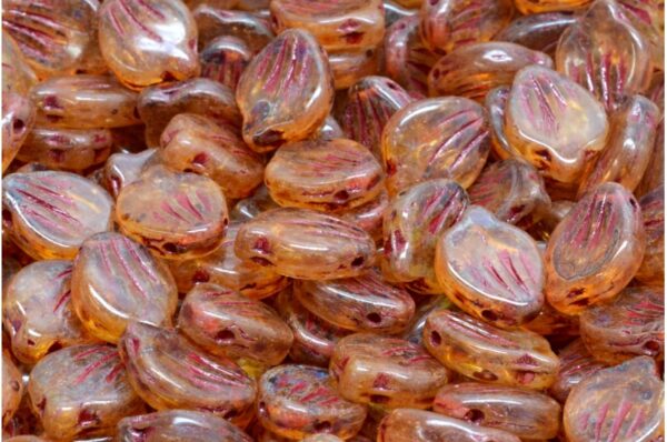 Peony Petal Beads 9x12mm - Image 1