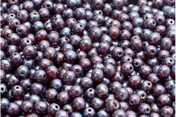 Round Druck Beads 4mm - Image 1