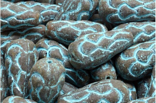 Pinecone Drop Beads 25x12mm - Image 1