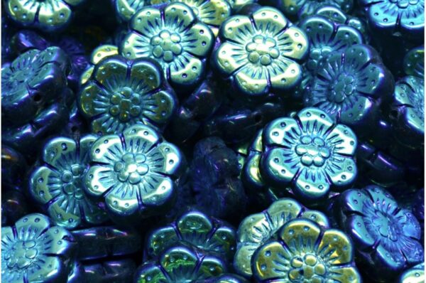 Boho Flower Beads 14x14mm - Image 1