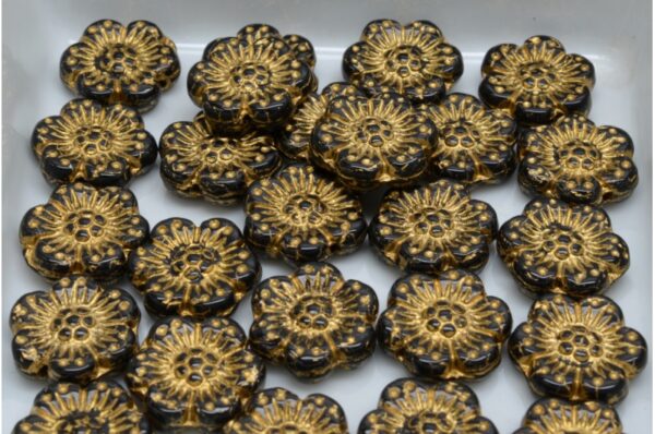 Boho Flower Beads 14x14mm - Image 1