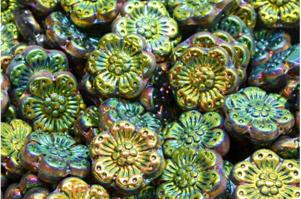 Boho Flower Beads 14x14mm - Image 1