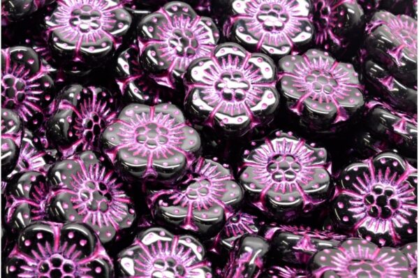 Boho Flower Beads 14x14mm - Image 1