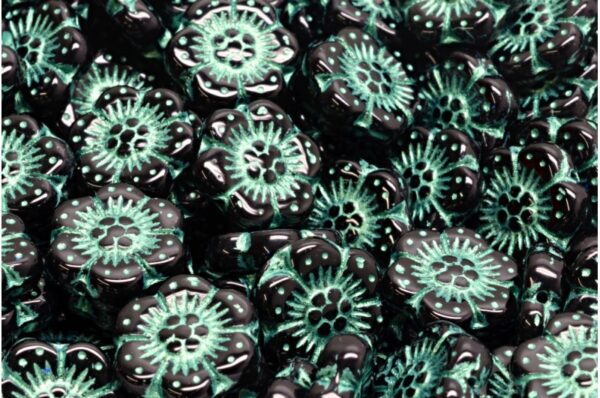 Boho Flower Beads 14x14mm - Image 1
