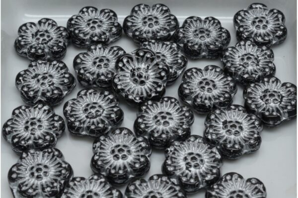 Boho Flower Beads 14x14mm - Image 1