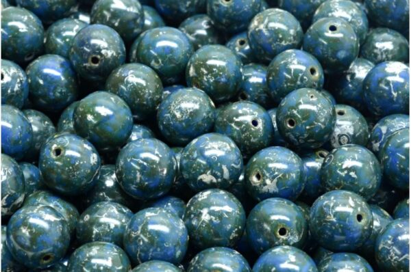 Round Druck Beads 8mm - Image 1