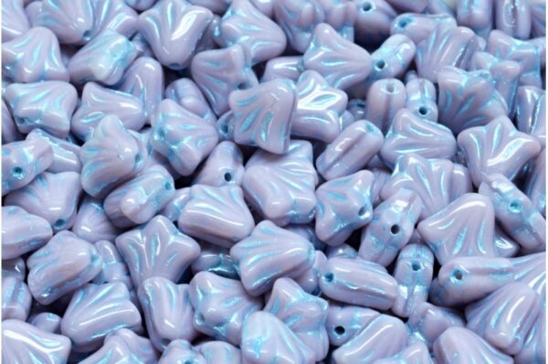 Lily Flower Beads 9x9mm - Image 1