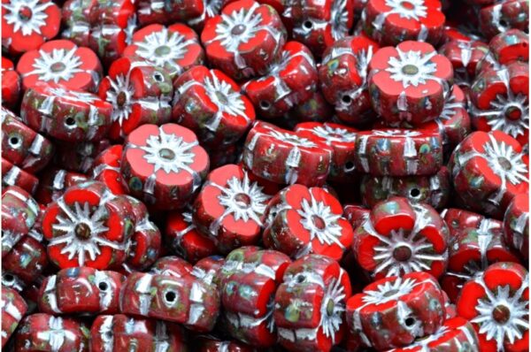 TCB Hawaian Flowers 10x10mm - Image 1