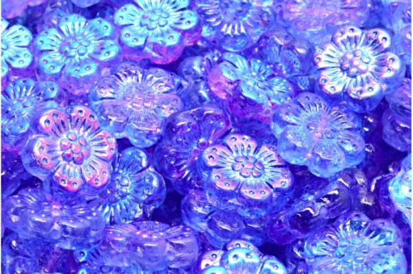 Boho Flower Beads 14x14mm - Image 1