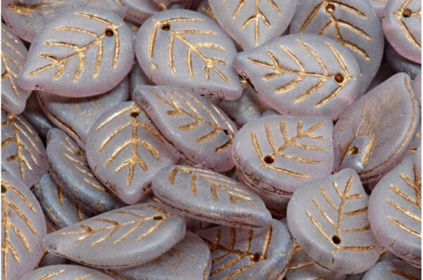 Apple Leaf Beads 18x13mm - Image 1