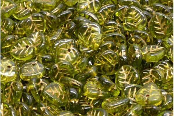 Birch Leaf Beads 9x9mm - Image 1