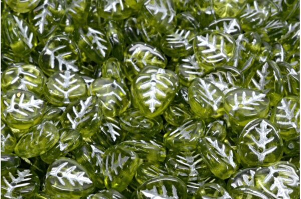Birch Leaf Beads 9x9mm - Image 1