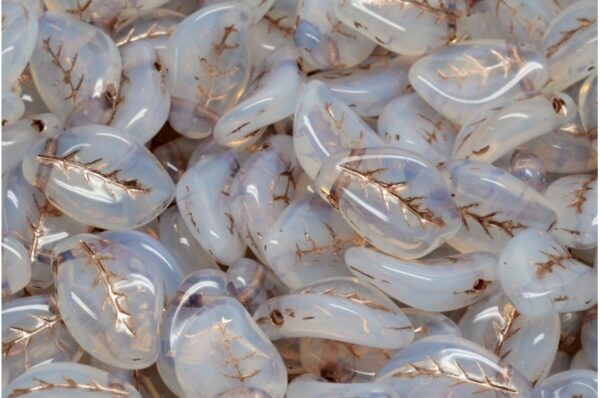 Wavy Leaf Beads 9x14mm - Image 1