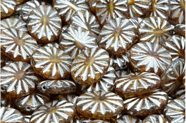 Flat Oval Beads 14x12mm - Image 1