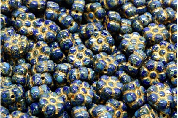 Flat Flower Beads 8x8mm - Image 1