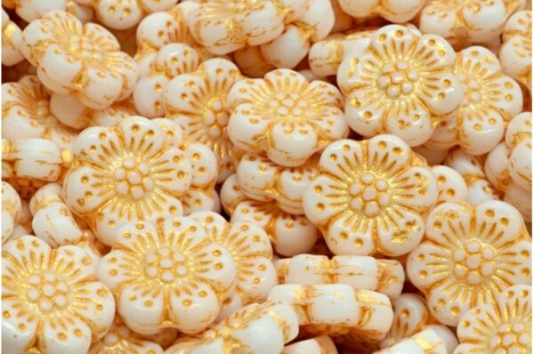 Boho Flower Beads 14x14mm - Image 1