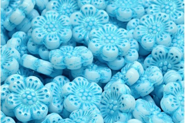 Boho Flower Beads 14x14mm - Image 1
