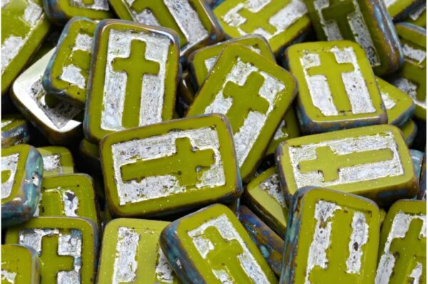 TCB Cross Beads 17x11mm - Image 1