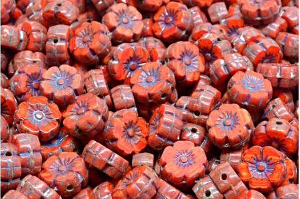 TCB Hawaian Flowers 8x8mm - Image 1