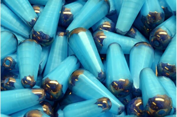 Firepolished Drop Beads 20x9mm - Image 1