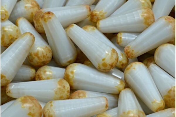 Firepolished Drop Beads 20x9mm - Image 1