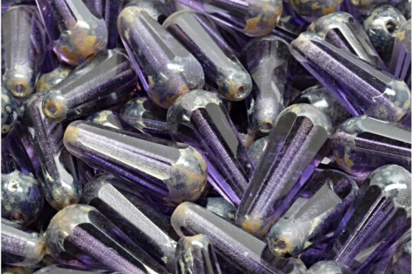 Firepolished Drop Beads 20x9mm - Image 1