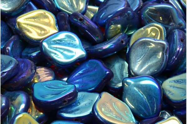 Peony Petal Beads 12x15mm - Image 1